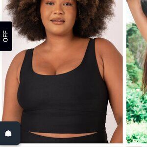 Exotica Athletica Scoop Neck crop